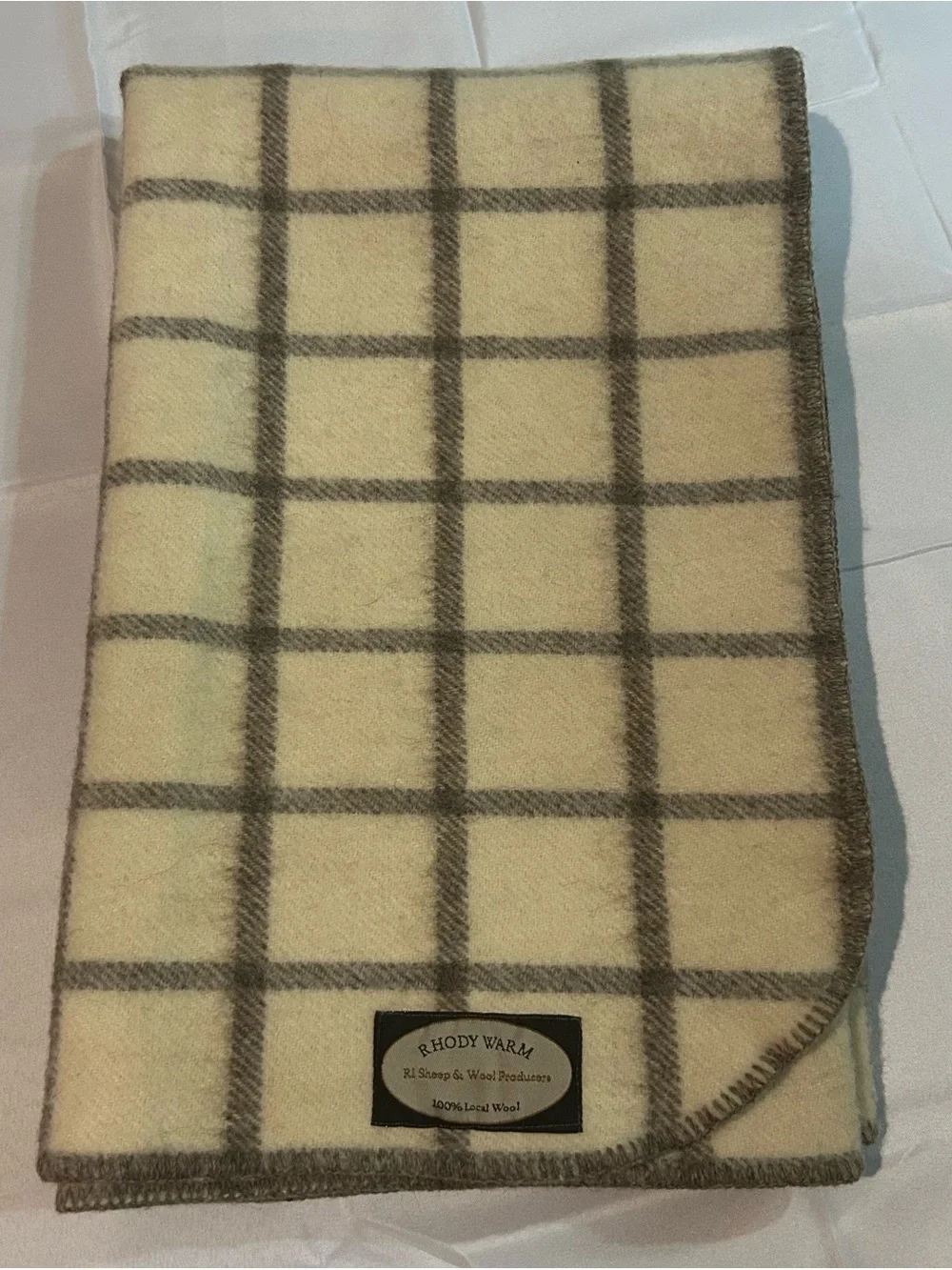 Rhode Island RHODY  sheep  WOOL BLANKET